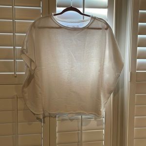 Frank and Eileen white top. Soft cotton/Terry material. NWT